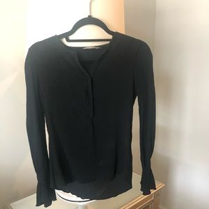 Gosilk- Black Blouse
